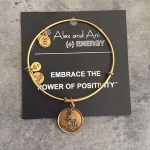 Gold Minnie Mouse Disney Alex and Ani bracelet